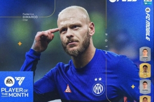 5场3球2助，官方：迪马尔科当选意甲1月最佳球员