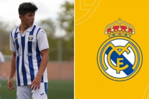 记者：皇马截胡马竞，签下莱加内斯U16前锋阿隆·席尔瓦